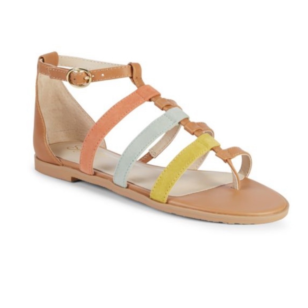 Seychelles Contribution Suede Flat Gladiator Sandal